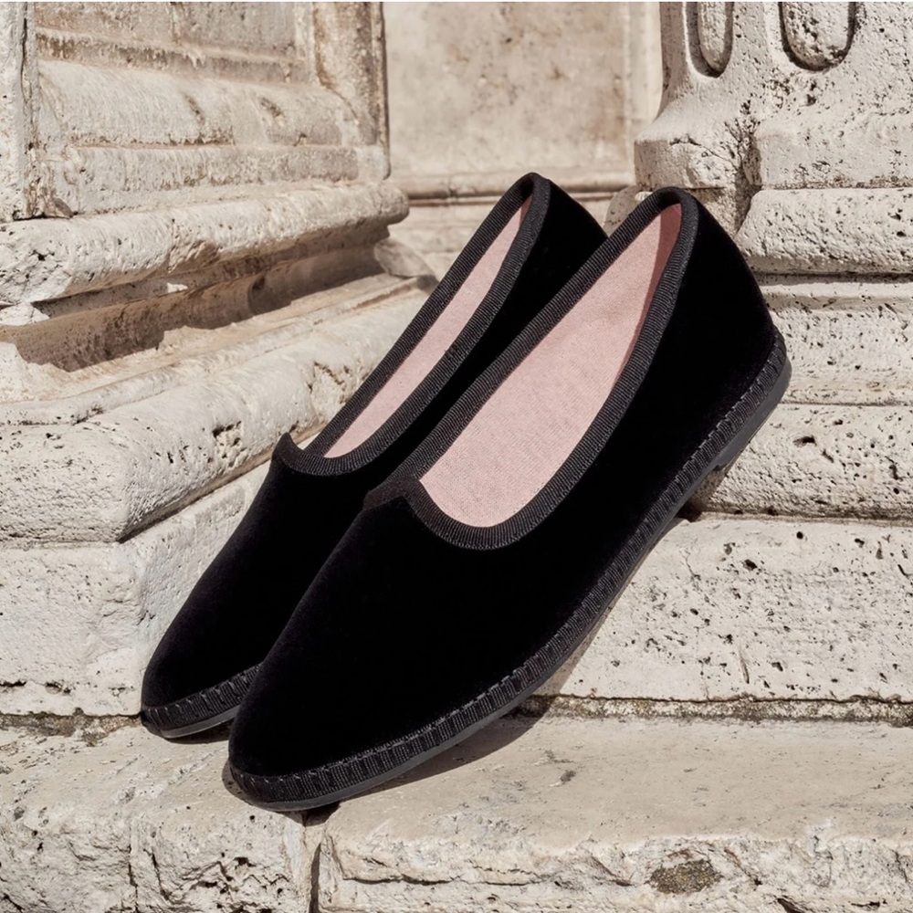 Italeau Organic Velvet Flats